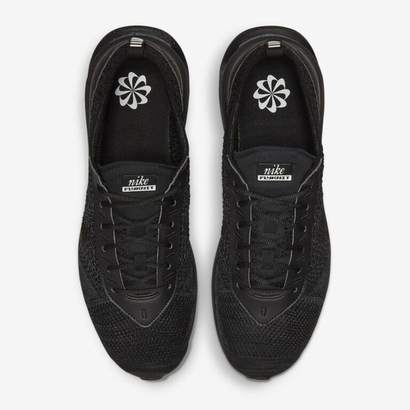 Nike Men's Black Air Max Flyknit Racer Running Shoes FD2764-001 - Picture 3 of 4